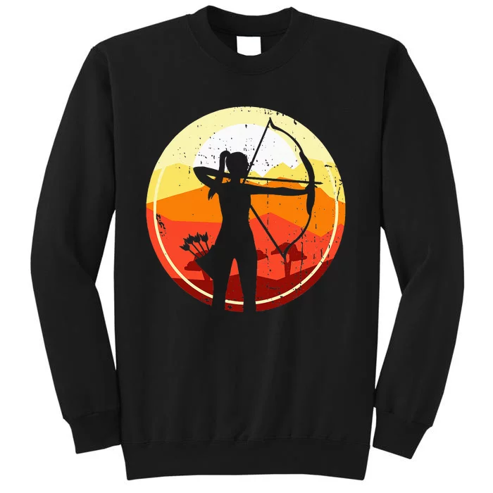 Proud Archery Archer Sports Girl Woman Gift Sweatshirt