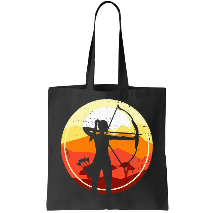 Proud Archery Archer Sports Girl Woman Gift Tote Bag