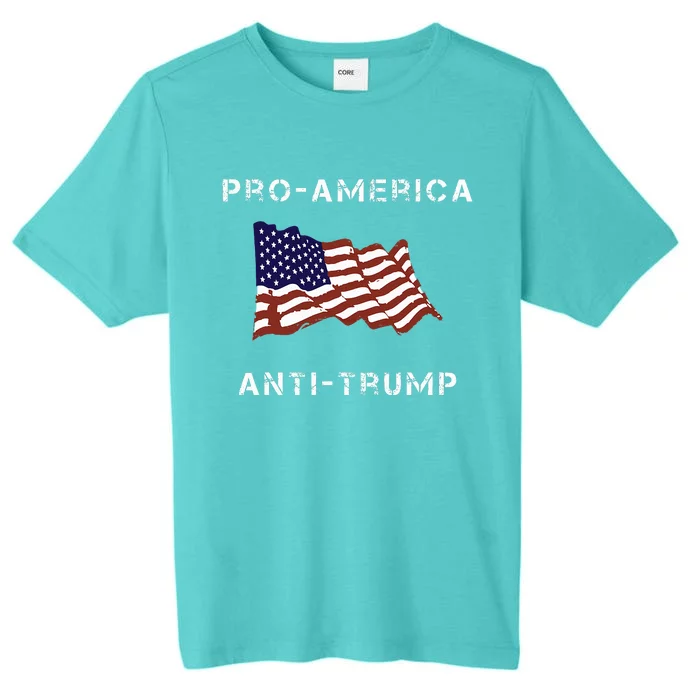 Proamerica Antitrump American Usa Flag ChromaSoft Performance T-Shirt