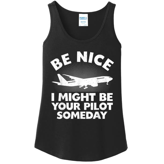 Pilot Aviation Airplane Pilot Ladies Essential Tank