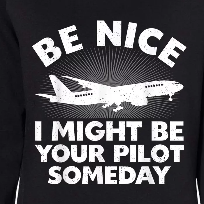 Pilot Aviation Airplane Pilot Womens California Wash Sweatshirt