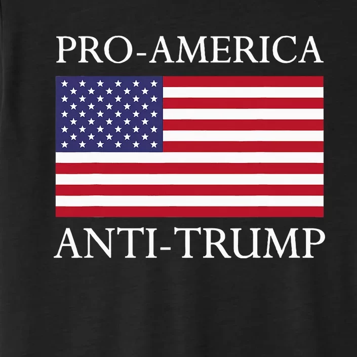 Proamerica Antitrump American Usa Flag Resist ChromaSoft Performance T-Shirt