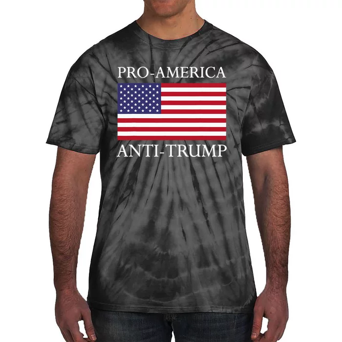 Proamerica Antitrump American Usa Flag Resist Tie-Dye T-Shirt