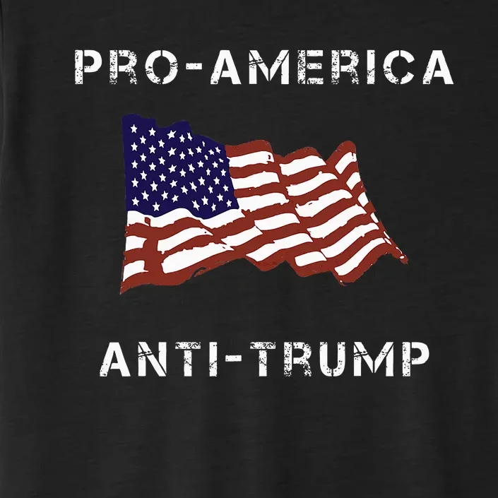 Proamerica Antitrump American Usa Flag ChromaSoft Performance T-Shirt