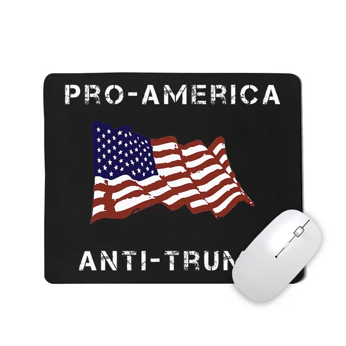 Proamerica Antitrump American Usa Flag Mousepad