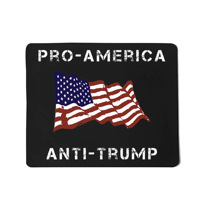 Proamerica Antitrump American Usa Flag Mousepad