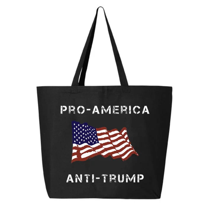 Proamerica Antitrump American Usa Flag 25L Jumbo Tote