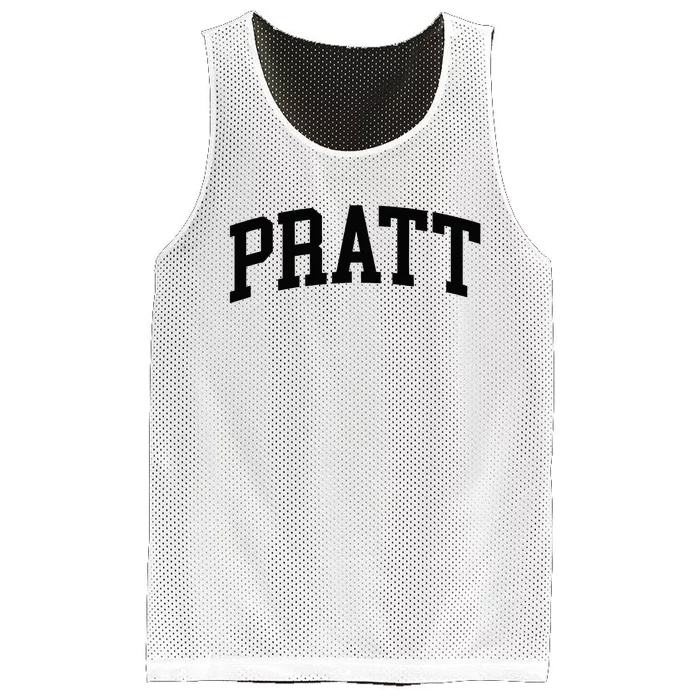 Pratt Athletic Arch College University Alumni Mesh Reversible Basketball Jersey Tank