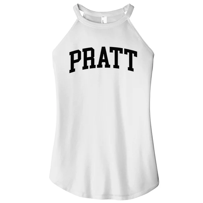 Pratt Athletic Arch College University Alumni Women’s Perfect Tri Rocker Tank