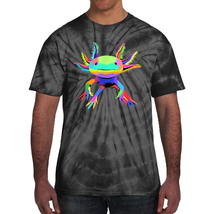 Pop Art Axolotl Tie-Dye T-Shirt