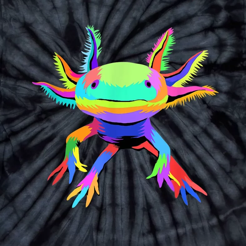 Pop Art Axolotl Tie-Dye T-Shirt