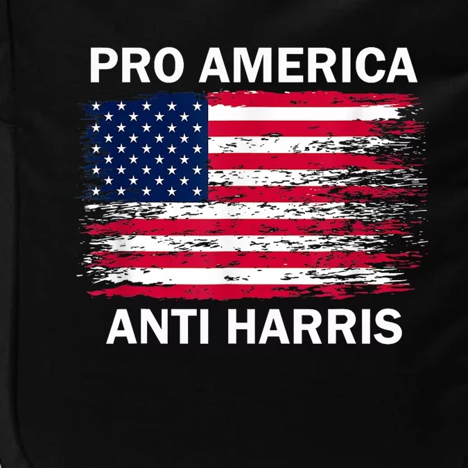 Pro America Anti Kamala Flag Kamala Harris Anti Harris Impact Tech Backpack