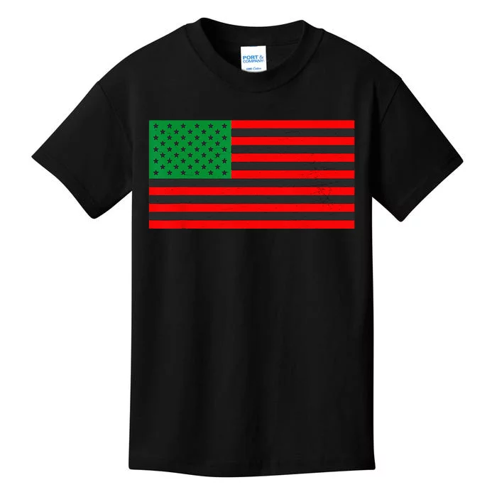 Pan African American Flag Kids T-Shirt