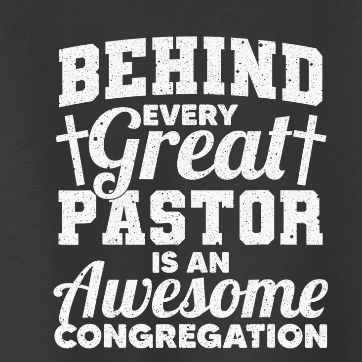 Pastor Appreciation Art Preacher Clergy Christian Toddler T-Shirt