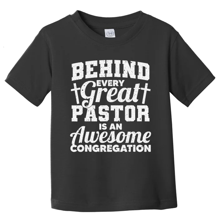 Pastor Appreciation Art Preacher Clergy Christian Toddler T-Shirt