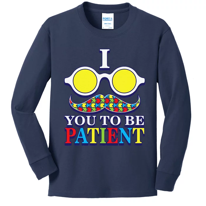 Pun Autism Awareness Autistic Teacher Women Kids Long Sleeve Shirt