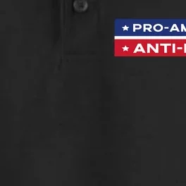 Pro America Anti Biden Flag Usa Impeach Joe Biden Anti Biden Dry Zone Grid Performance Polo