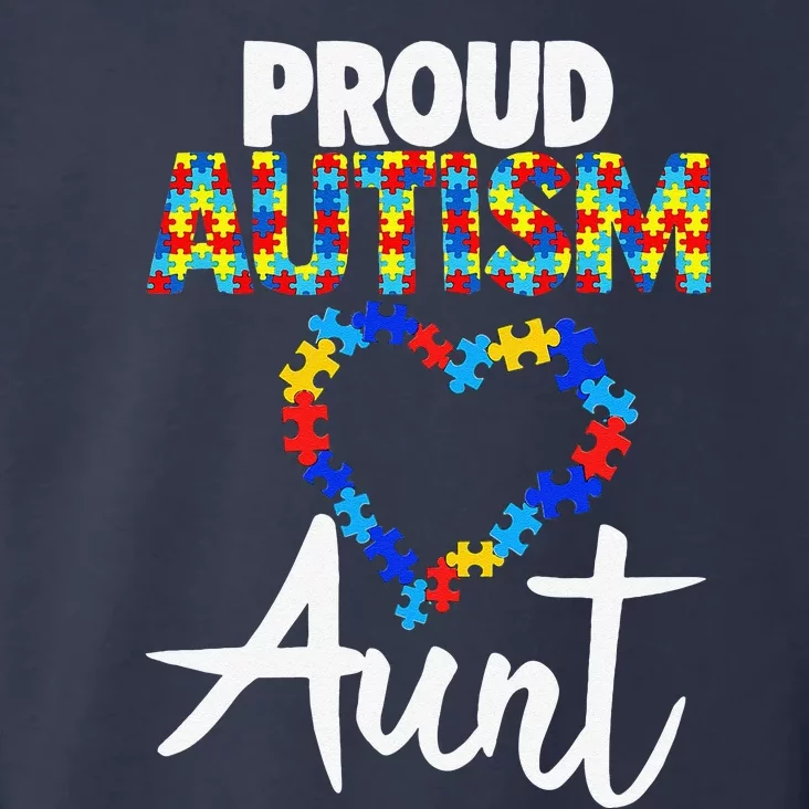 Proud Autism Aunt Autism Awareness Gift Toddler Hoodie