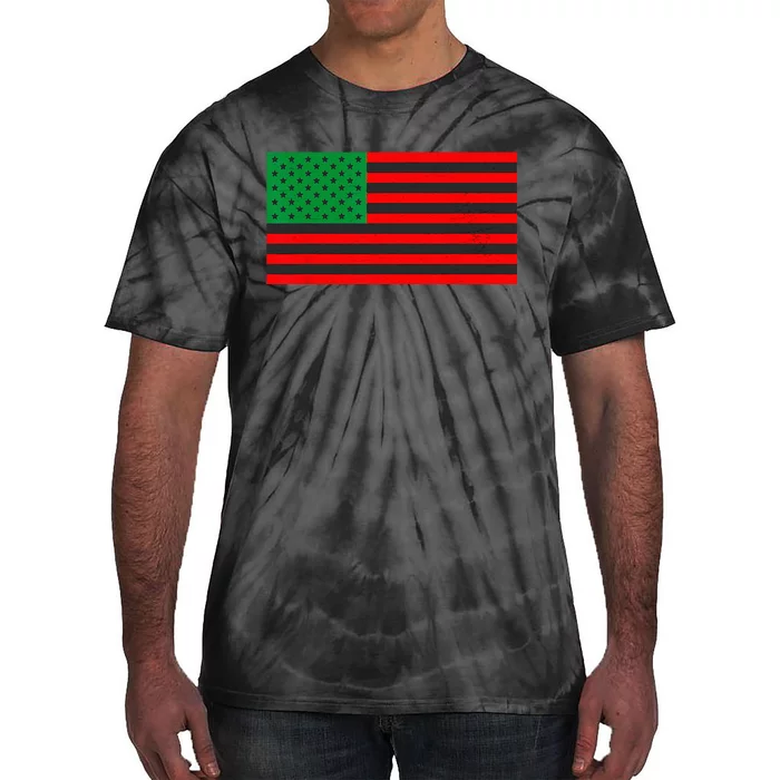 Pan African American Flag Tie-Dye T-Shirt