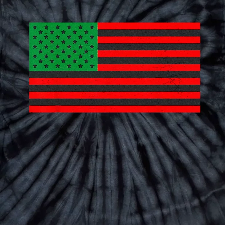 Pan African American Flag Tie-Dye T-Shirt