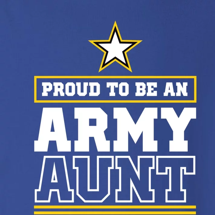 Proud Army Aunt Cool Gift Proud To Be An Army Aunt Toddler Long Sleeve Shirt