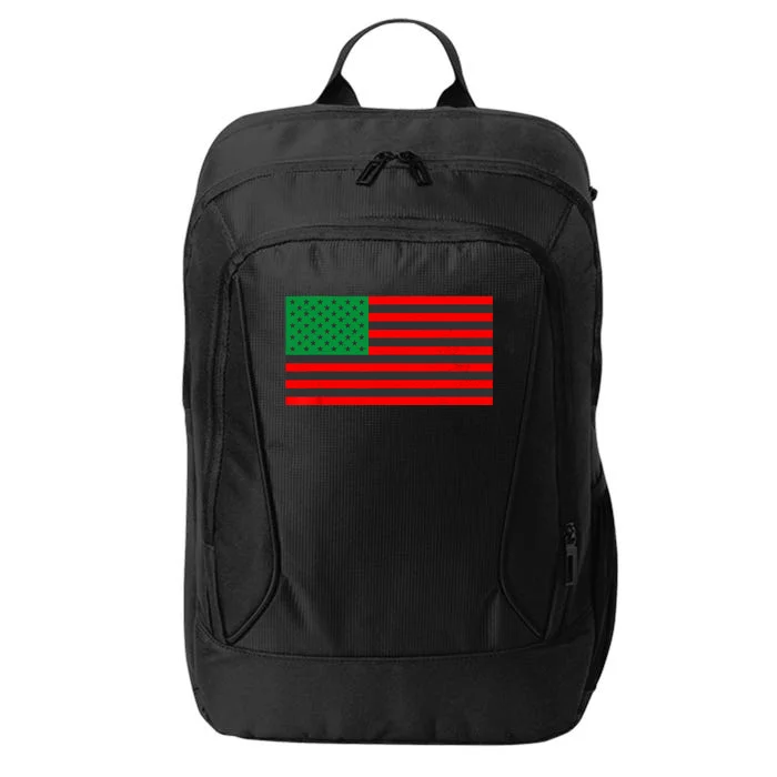 Pan African American Flag City Backpack