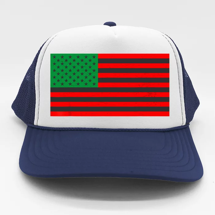 Pan African American Flag Trucker Hat