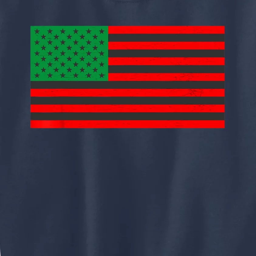 Pan African American Flag Kids Sweatshirt