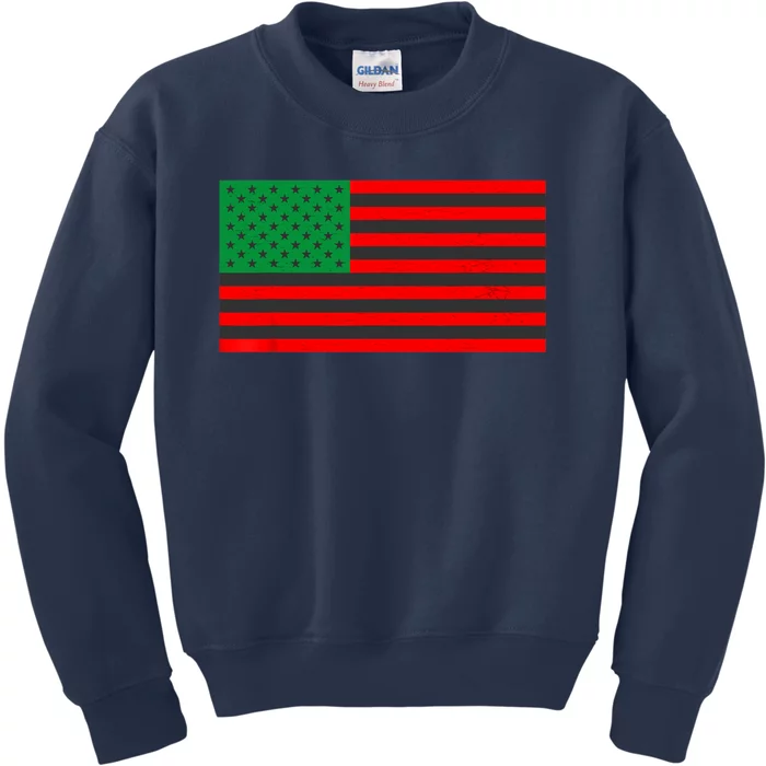 Pan African American Flag Kids Sweatshirt