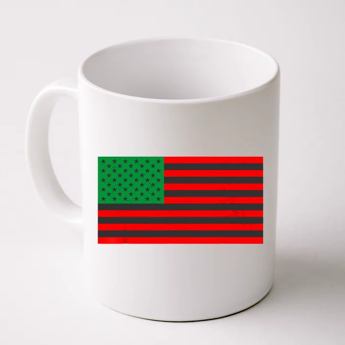 Pan African American Flag Front & Back Coffee Mug