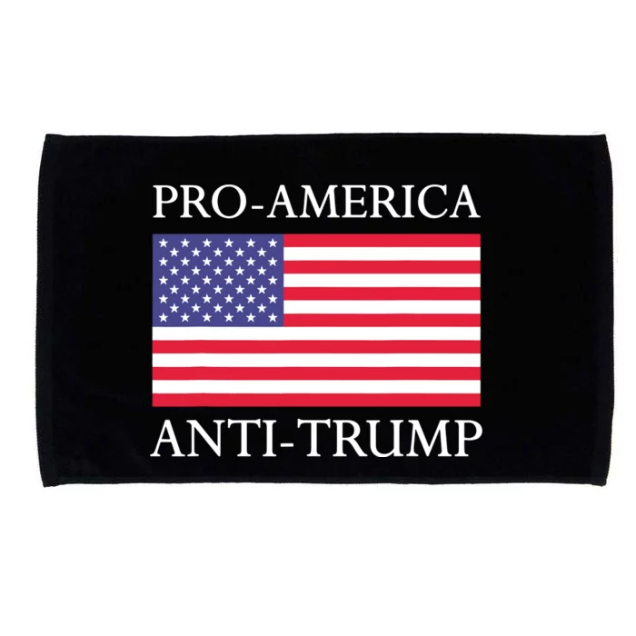 Pro America Antitrump S American Usa Flag Microfiber Hand Towel