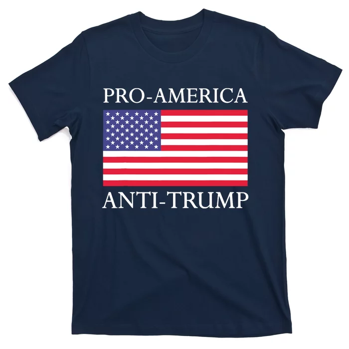 Pro America Antitrump S American Usa Flag T-Shirt