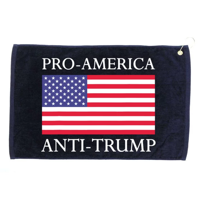 Pro America Antitrump S American Usa Flag Grommeted Golf Towel