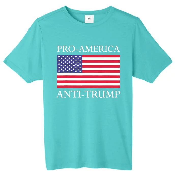 Pro America Antitrump S American Usa Flag ChromaSoft Performance T-Shirt