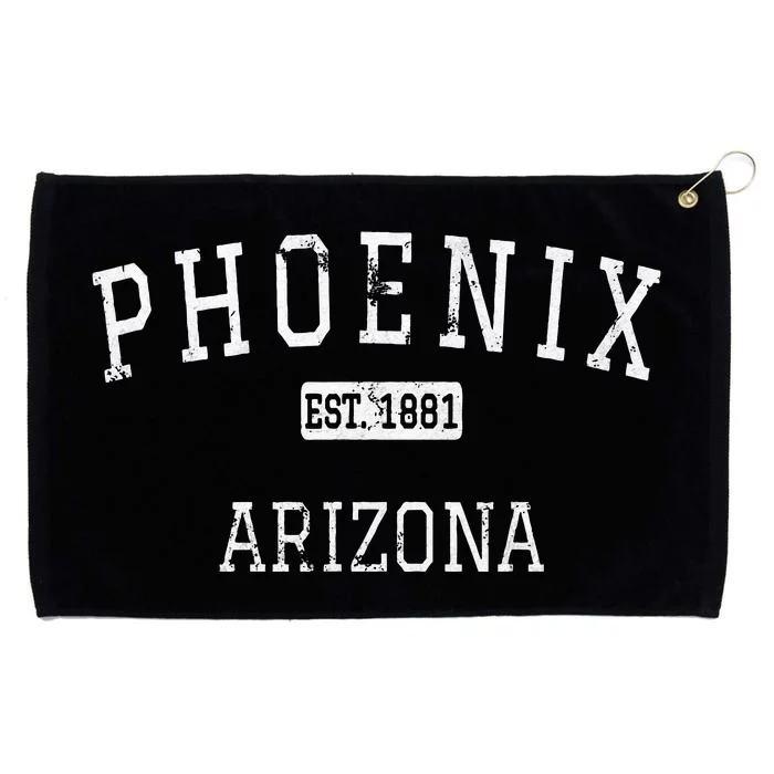 Phoenix Arizona AZ Vintage Grommeted Golf Towel