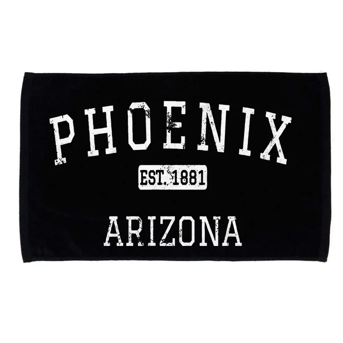 Phoenix Arizona AZ Vintage Microfiber Hand Towel