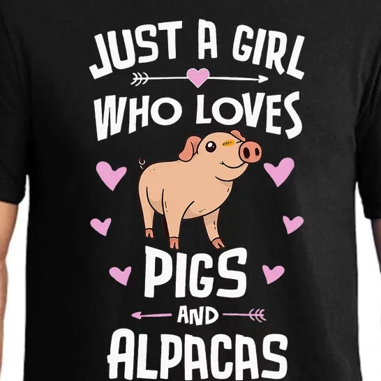 Pigs And Alpacas Gifts Pajama Set