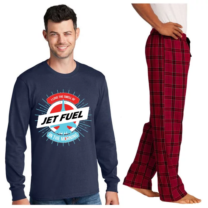 Pilot Aviator Aviation Cockpit Airplane Captain Pilot Long Sleeve Pajama Set