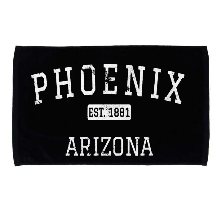 Phoenix Arizona AZ Vintage Microfiber Hand Towel