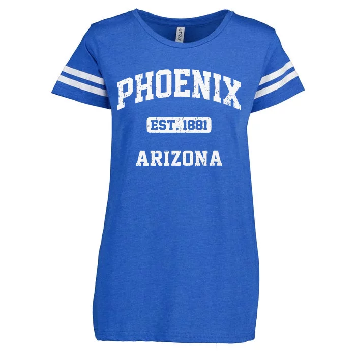 Phoenix Arizona AZ Vintage State Athletic Style Enza Ladies Jersey Football T-Shirt