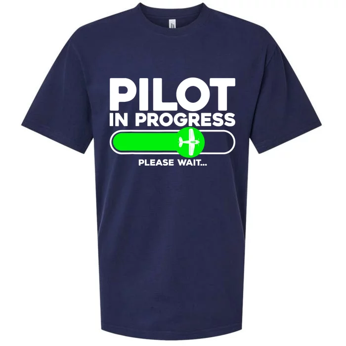 Pilot Art Airline Future Pilot Aviation Airplane Sueded Cloud Jersey T-Shirt