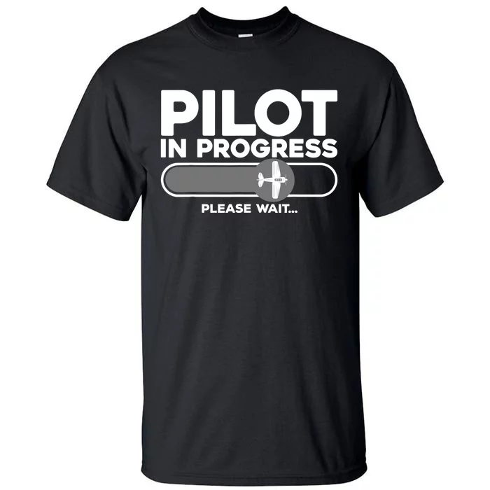 Pilot Art Airline Future Pilot Aviation Airplane Tall T-Shirt