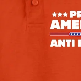 Pro America Anti Biden Dry Zone Grid Performance Polo