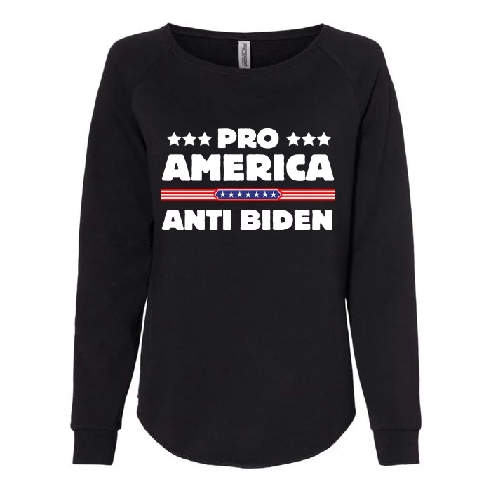 Pro America Anti Biden Womens California Wash Sweatshirt