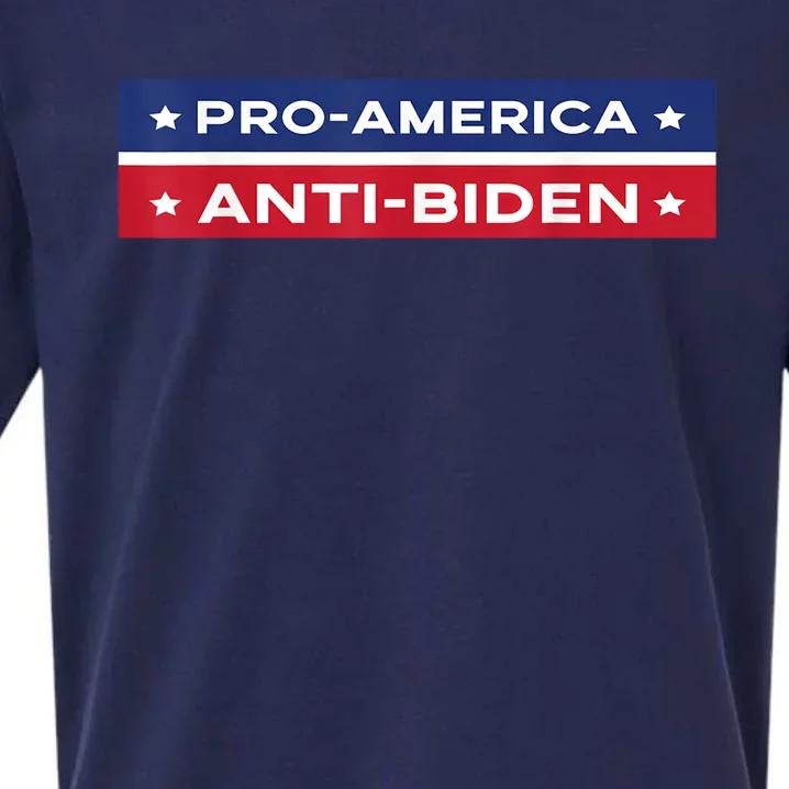 Pro America Anti Biden Flag Usa Impeach Joe Biden Anti Biden Sueded Cloud Jersey T-Shirt