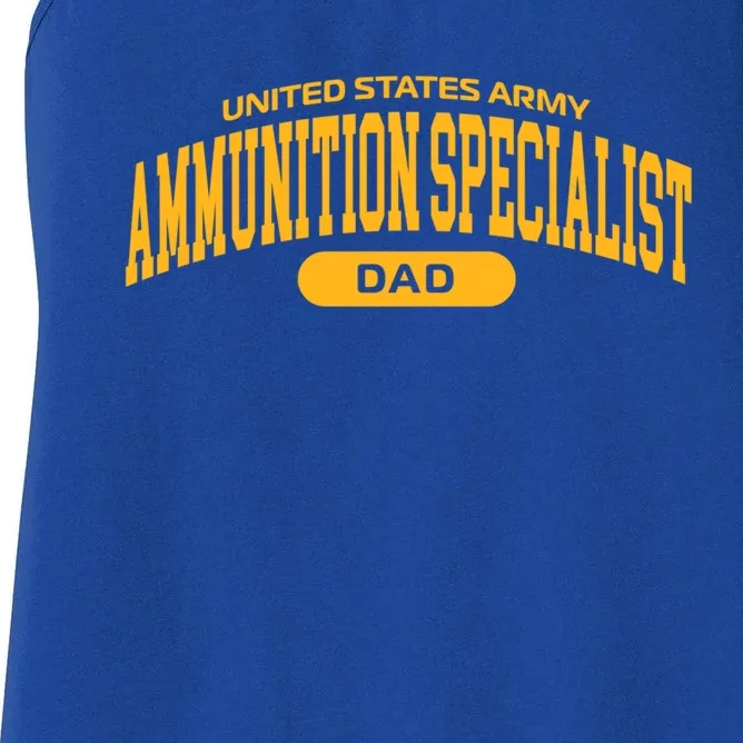 Proud Army Ammunition Specialist Dad Gift Women's Racerback Tank