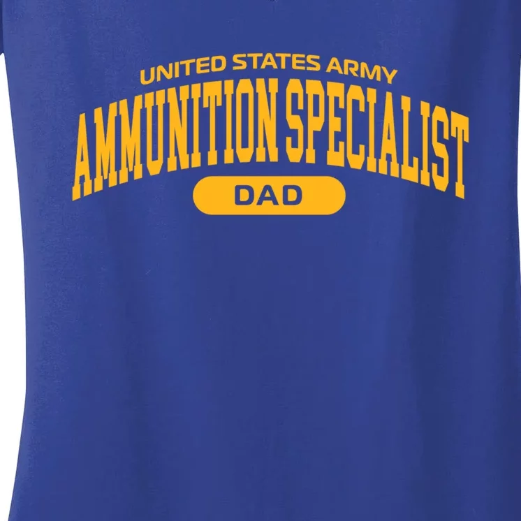 Proud Army Ammunition Specialist Dad Gift Women's V-Neck T-Shirt