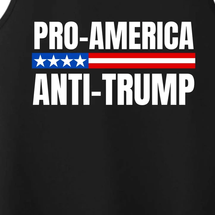 Proamerica Antitrump American Usa Flag Performance Tank