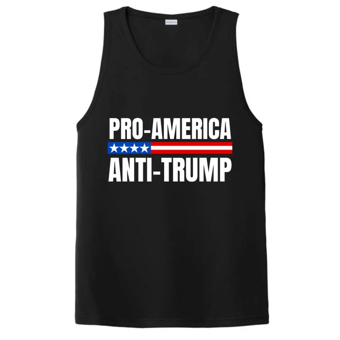 Proamerica Antitrump American Usa Flag Performance Tank