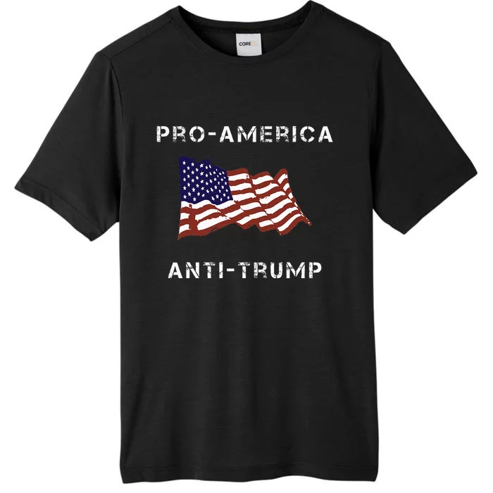 Proamerica Antitrump American Usa Flag ChromaSoft Performance T-Shirt